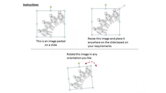 Business Strategy Planning 3d Image Of Team Unity Concepts