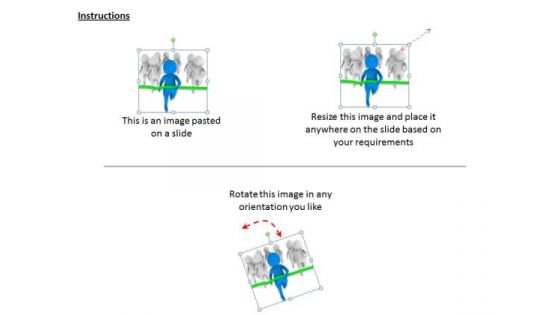 Business Strategy Planning 3d Man Winning The Race Character Models