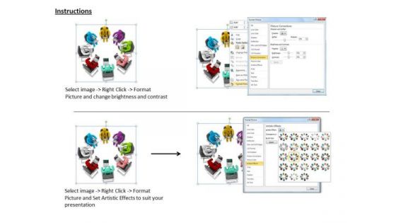 Business Strategy Planning 3d People Meeting Concept Statement