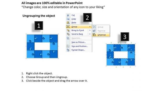 Business Strategy PowerPoint Templates Business Interconnected Jigsaw Puzzle Pieces Ppt Slides