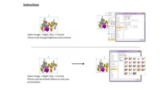 Business Strategy Process 3d Illustration Of Save Money Basic Concepts