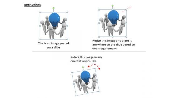 Business Strategy Process 3d Man Common Idea Character Models
