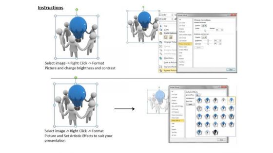 Business Strategy Process 3d Man Common Idea Character Models