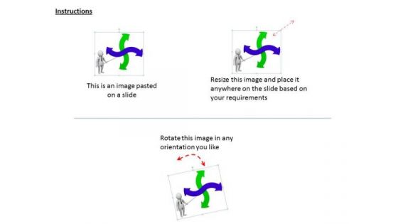 Business Strategy Review 3d Illustration Of Arrow Process Basic Concepts