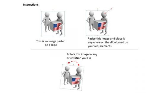 Business Strategy Review 3d Image Of Delivery Boys Concepts