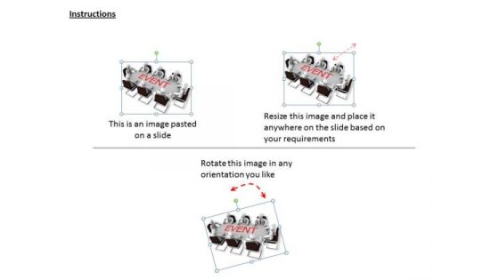 Business Strategy Review 3d Image Of Event Character Models