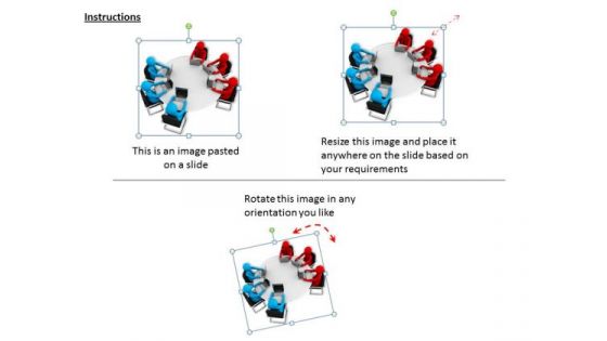 Business Strategy Review 3d Teams Working Together Character Modeling