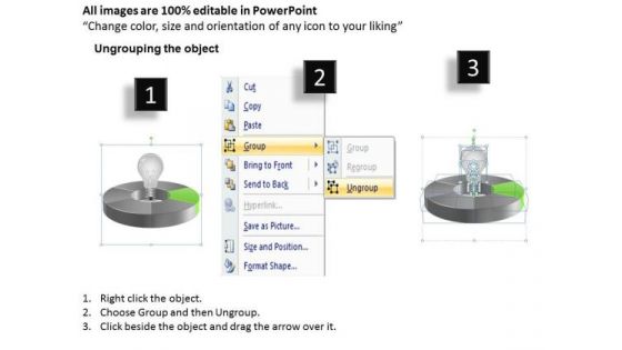 Business Strategy With Innovative Ideas 6 Stages Ppt Plan Template PowerPoint Slides