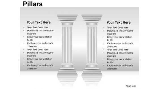 Business Strength Pillars PowerPoint Slides And Ppt Diagram Templates