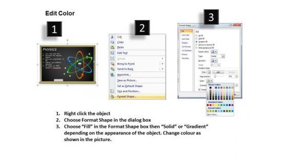 Business Subjects On A Blackboard 1 PowerPoint Slides And Ppt Diagram Templates