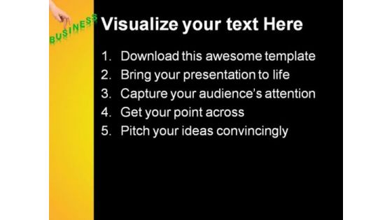 Business Success People PowerPoint Template 1010