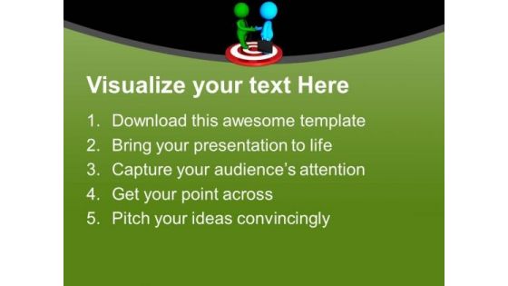Business Target Meetings For Success PowerPoint Templates Ppt Backgrounds For Slides 0613