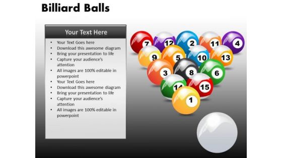 Business Targets Racked Up PowerPoint Ppt Templates