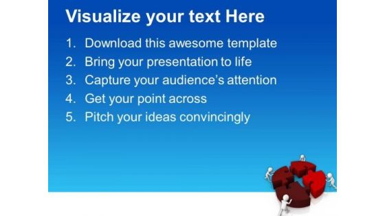 Business Team Solves The Business Problem PowerPoint Templates Ppt Backgrounds For Slides 0813