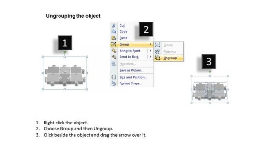 Business Teamwork PowerPoint Templates Business 3d Interconnected Jigsaw Puzzle Pieces Ppt Slides