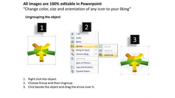 Business Teamwork PowerPoint Templates Business Arrows Pointing Inwards Chart Ppt Slides