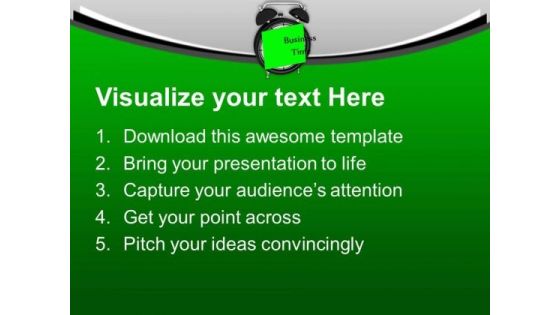 Business Time To Show Your Ability PowerPoint Templates Ppt Backgrounds For Slides 0713