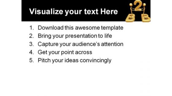 Business To Business Metaphor PowerPoint Themes And PowerPoint Slides 0511