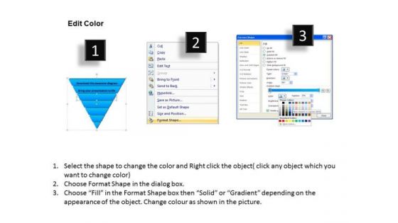 Business Triangles PowerPoint Templates Chart Pyramid Process Ppt Slides
