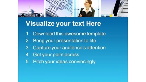 Business Trip Travel PowerPoint Templates And PowerPoint Backgrounds 0411