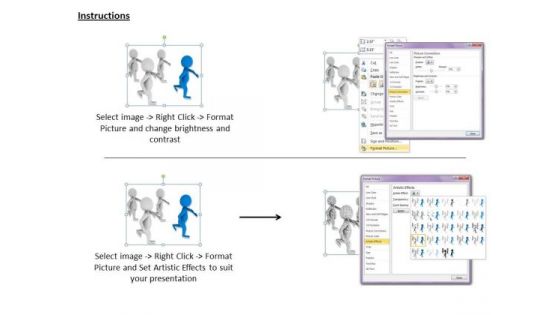 Business Unit Strategy 3d Leader Running Ahead Character