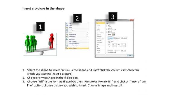 Business Use Case Diagram 3d Men With Briefcase Balance PowerPoint Templates