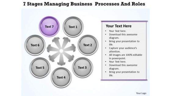 Business Use Case Diagram Example Managing Processes And Roles Ppt PowerPoint Slides