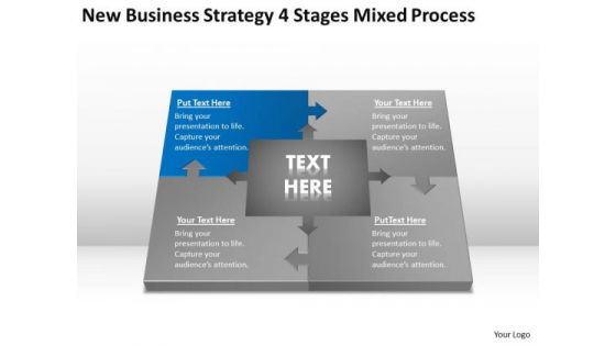 Business Use Case Diagram Stages Mixed Process Ppt PowerPoint Templates Backgrounds For Slides