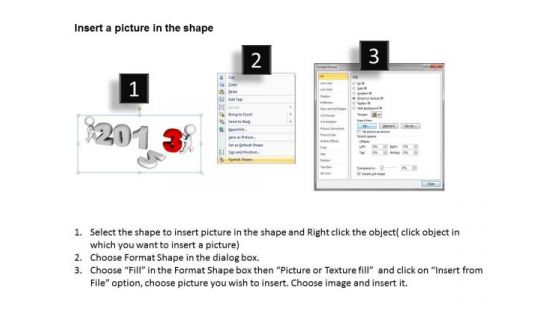 Business Use Case Diagram Year 2013 PowerPoint Templates