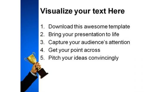 Business Winner Success PowerPoint Templates And PowerPoint Backgrounds 0411