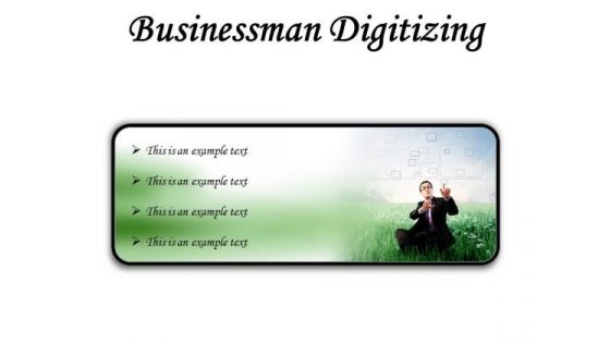 Businessman Digitizing Business PowerPoint Presentation Slides R Businessman Digitizing Business PowerPoint Presentation Slides R