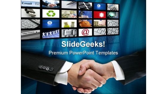 Businessman Handshake PowerPoint Themes And PowerPoint Slides 0511
