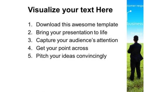Businessman With Innovative Ideas Strategy PowerPoint Templates Ppt Backgrounds For Slides 0213