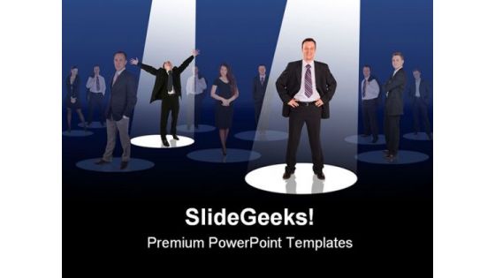 Businessmen Success PowerPoint Themes And PowerPoint Slides 0811