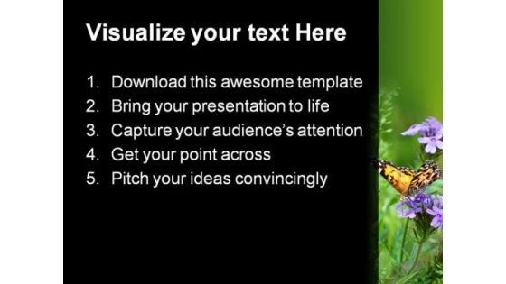 Butterflies Nature PowerPoint Themes And PowerPoint Slides 0211