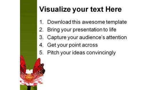 Butterfly Animal PowerPoint Themes And PowerPoint Slides 0511