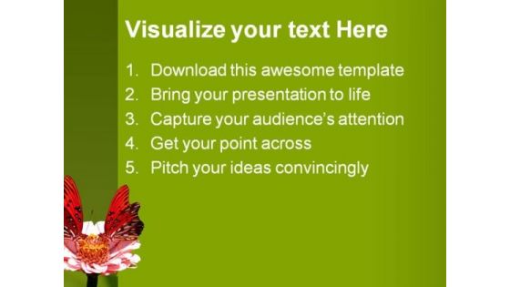Butterfly Animal PowerPoint Themes And PowerPoint Slides 0511