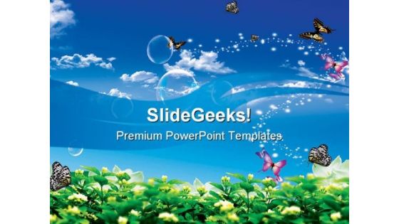 Butterfly Background Nature PowerPoint Templates And PowerPoint Backgrounds 0211