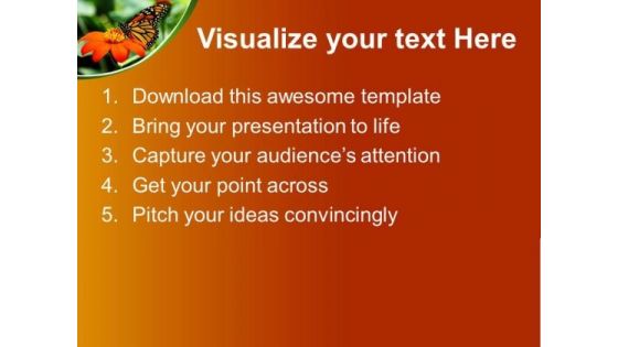 Butterfly Nature PowerPoint Templates And PowerPoint Themes 0512