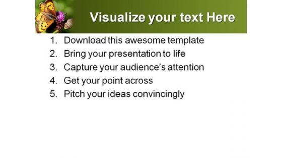 Butterfly Nature PowerPoint Themes And PowerPoint Slides 0211