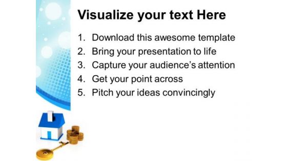 Buying A Home Real Estate Money PowerPoint Templates And PowerPoint Themes 0812