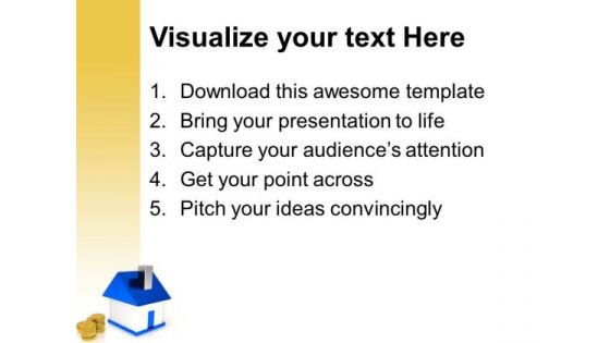 Buying A Home Real Estate Money PowerPoint Templates And PowerPoint Themes 0912