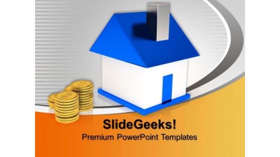 Buying A Home Real Estate Money PowerPoint Templates And PowerPoint Themes 0912