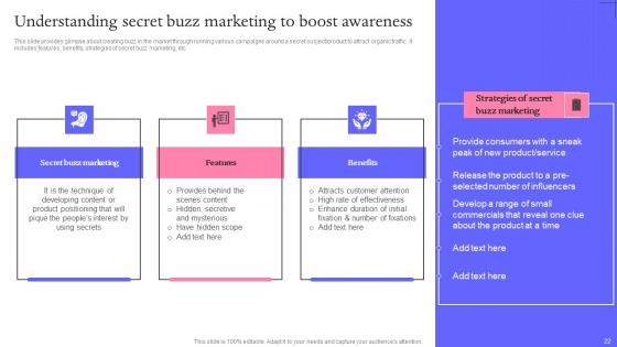 Buzz Marketing Techniques For Engaging Qualified Lead Complete Deck