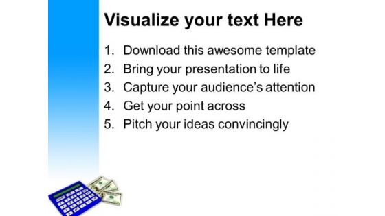 Calculation Dollars Business Finance PowerPoint Templates And PowerPoint Themes 0912