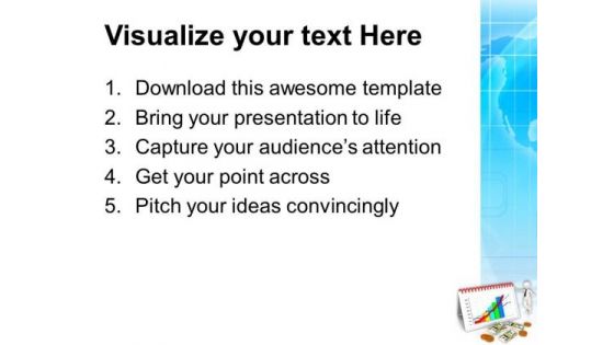Calendar Represents Growth Graph Of Finance PowerPoint Templates Ppt Backgrounds For Slides 0413