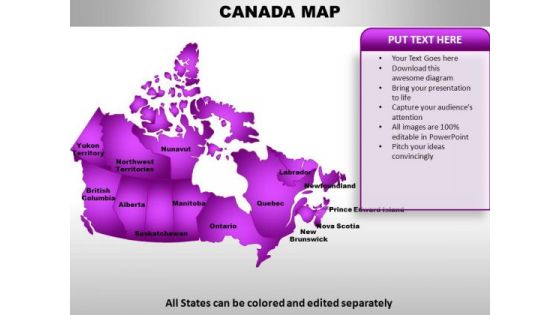 Canada PowerPoint Maps
