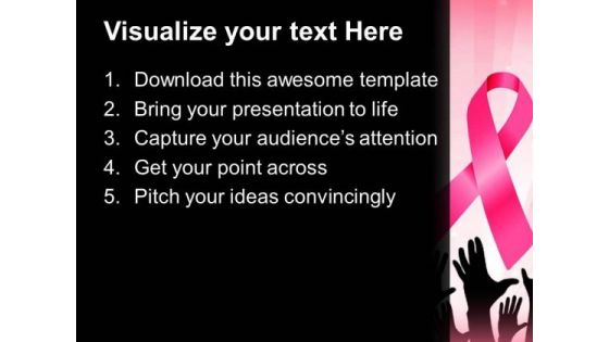 Cancer Ribbon People PowerPoint Templates And PowerPoint Themes 0812