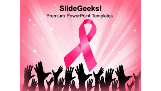 Cancer Ribbon People PowerPoint Templates And PowerPoint Themes 0812