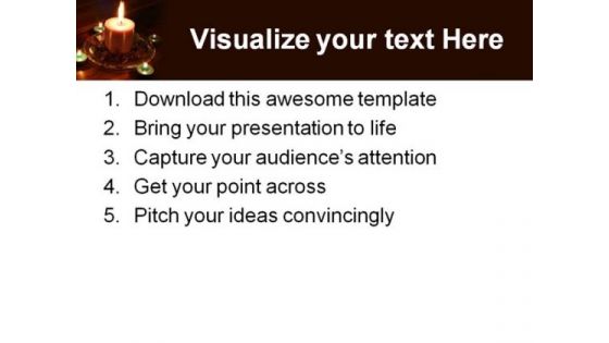 Candles07 Festival PowerPoint Themes And PowerPoint Slides 0411